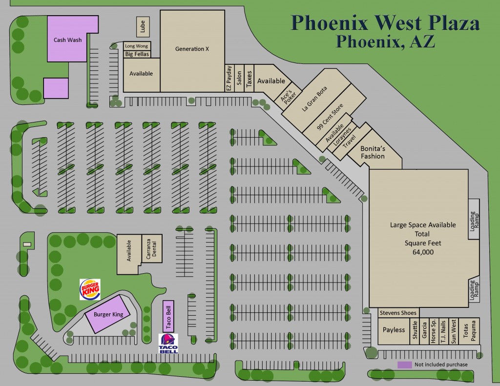 PHOENIX WEST PLAZA – ARIZONA - site-plan-rendering