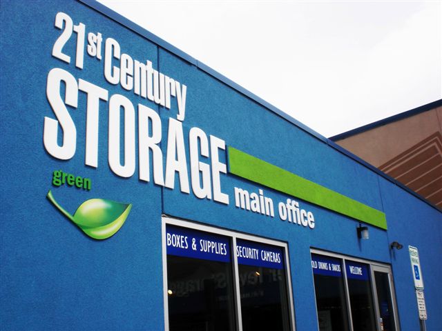 RVs in storage at 21st Century Storage in Philadelphia, Pennsylvania